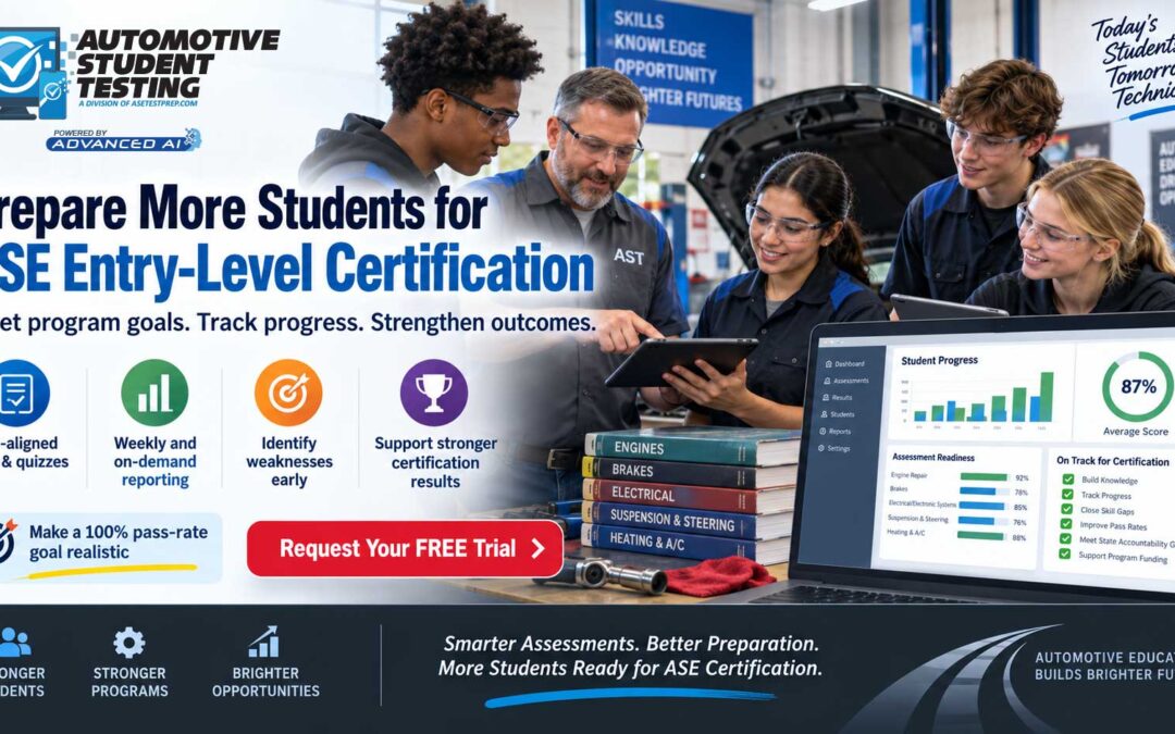 ASE Entry-Level Certification Requirements: Why Automotive Programs Need a Pass-Rate Strategy